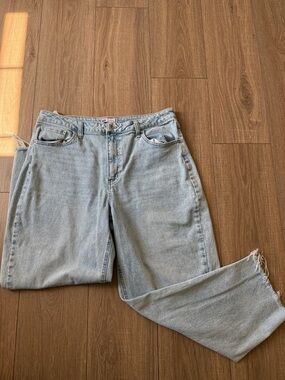 SO Light Blue Straight-Leg Women's Jeans